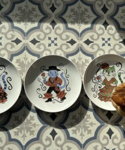 Alternative view of El Señor Gatón – Flamenco Kat met roos