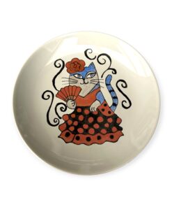 Flamenco Kat – Rood met waaier