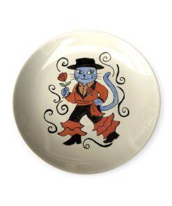 El Señor Gatón – Flamenco Kat met roos