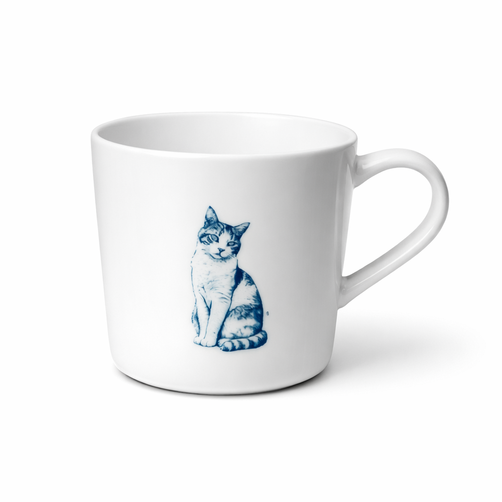 Grote porseleinen mok Muscat 360 ml – uniek exemplaar 1 - Afbeelding 2